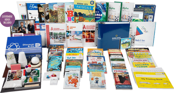 All-Subjects Package A - 1st Grade Homeschool Curriculum