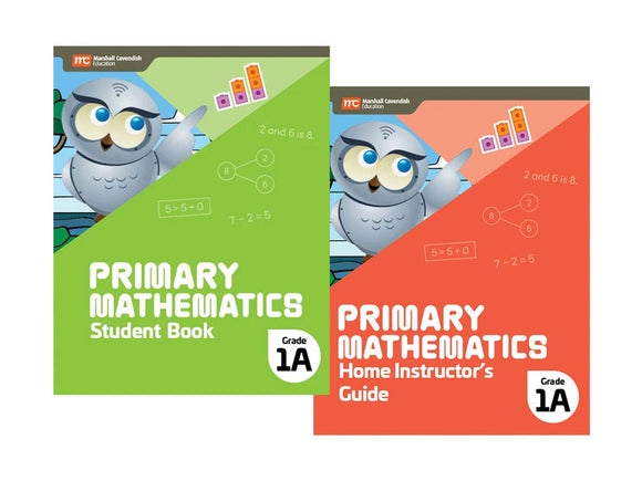 Singapore Primary Math 2022 Edition 1A Set