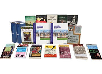 Level 230Classical LiteratureDelight in award-winning titles & authors. Stories set mostly chronologically through history, mostly by British authors, you’ll travel from first-century Israel to World War II and beyond in this 36-week program. Includes an especially rich range of genres, with intellectually challenging books—coupled with delightful books.NEW THIS YEARAdd the Literature/Language Arts virtual course to your purchase. Our new online homeschooling platform allows students to select their courses, view their schedules, take assessments, review their grades, communicate with their parents, and more. Learn more.Age Range: 14-17Grade Range: 9-11