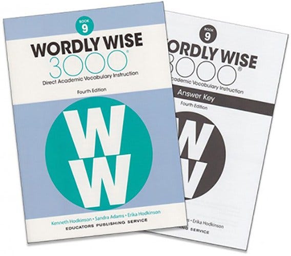VocabularyYou can also choose from several optional workbooks, with assignments scheduled in the IG. Wordly Wise improves vocabulary and Analogies helps your student learn to reason. Analogies are part of college admission standardized testing, as well as helpful in overall communication