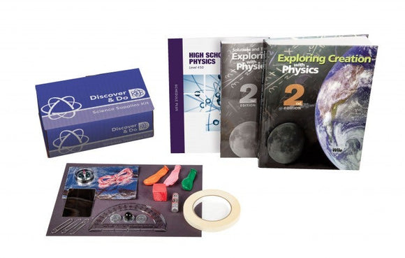 Science 450PhysicsA solid, math-oriented introduction to physics, wonderful for college preparation. Learn a variety of physics laws and concepts, vital to those considering the engineering or physics fields—velocity, acceleration, friction, momentum, and more.Age Range: 17-18Grade Range: 11-12