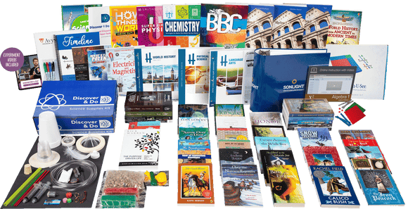 All-Subjects Package (ASP)Choose 4- or 5-DayYour complete homeschool year! This easy-to-order package contains everything you need to teach all subjects for one student for one year. Easily customizable online.Everything In One Package. Total Peace Of Mind.Instructor's GuideHistory/GeographyBibleRead-AloudsReadersLanguage ArtsSpelling (1-6)Handwriting (K-3)ScienceMathRequired ResourcesAvailable Add-onsAdd Hands-OnAdd ElectivesAdd Additional Items20% OFF* Entire Package!Includes:Sonlight Cares ™ $249 FREE+ FREE SHIPPINGLower 48 States