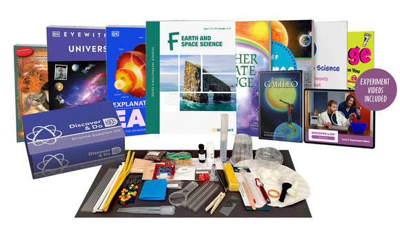 New for 2025!Science FEarth and Space ScienceWith hands-on STEM experiments, you can learn about climate, our complex universe, evolution and God's design, and the scientific process.Age Range: 11-14Grade Range: 6-9