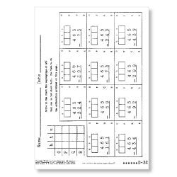 Miquon Math Worksheetsfrom the Purple Book: subtraction and sets.from the Yellow Book: addition, division, multiplication.