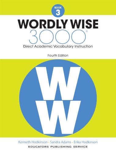 Wordly Wise 3000 Book 3 - Consumable Workbook