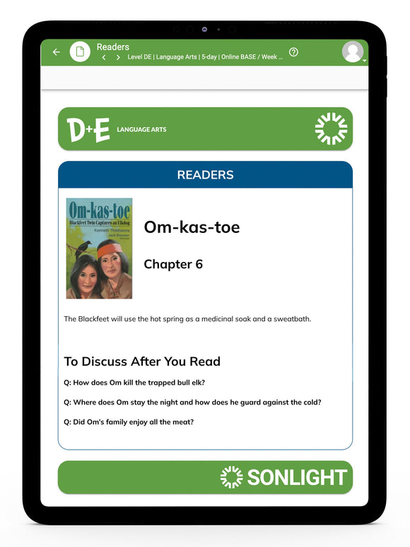 Language Arts D+E