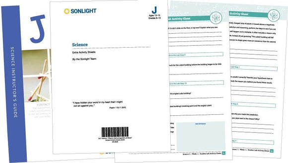 Science J Extra Activity Sheets