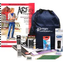 ARTistic Pursuits Book 1 + Art Supplies Kit for High School $141.00