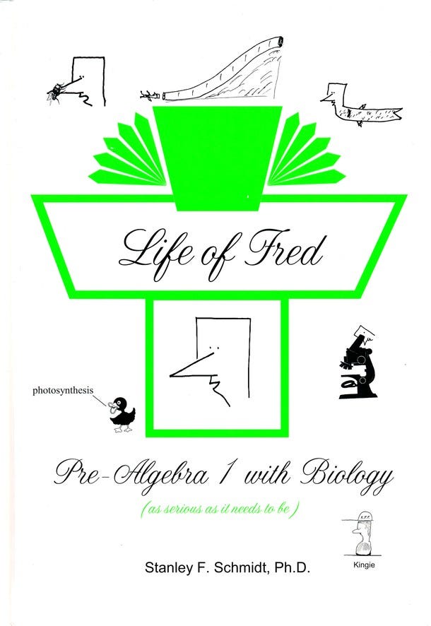 Life of Fred: Pre-Algebra 1 with Biology | Sonlight