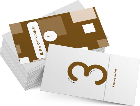 Sensory Number Cards 0-10