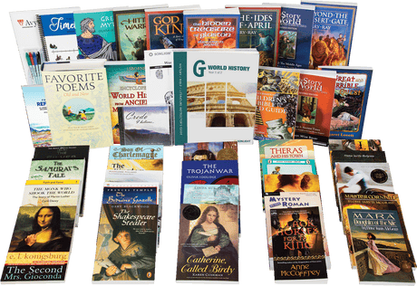 World History, Year 1 of 2History / Bible / Literature GWitness the rise and fall of ancient empires.Age Range:Â 12-14Grade Range:Â 7-9