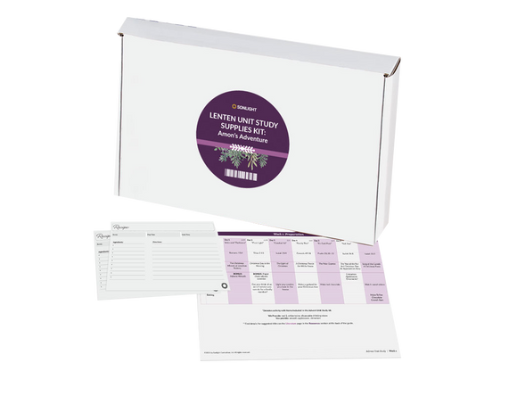Lenten Unit Study Supplies Kit: Amon’s Adventure