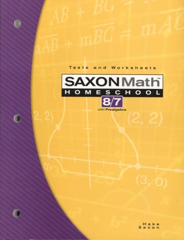 Saxon Math 8 7 Tests And Worksheets