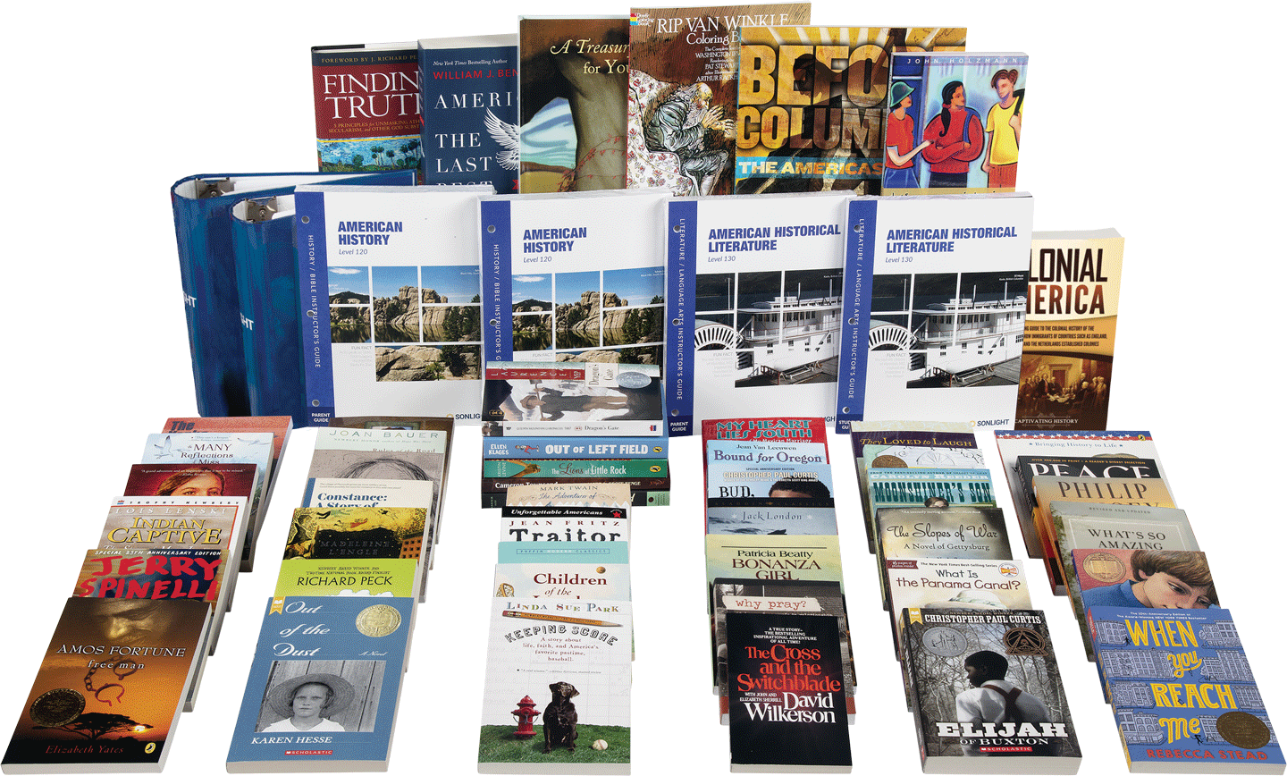 American HistoryHistory / Bible / Literature 100Uncover the rich treasures of American history.Age Range: 13-15Grade Range: 8-10