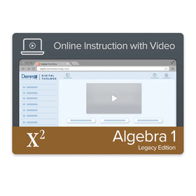 MUS100 - Algebra 1 Online Instruction with Video - Digital Code