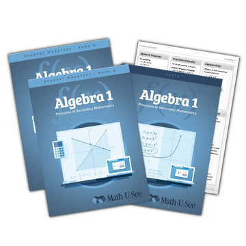 Math-U-See Algebra 1 - Principles of Secondary Mathematics Student Pack