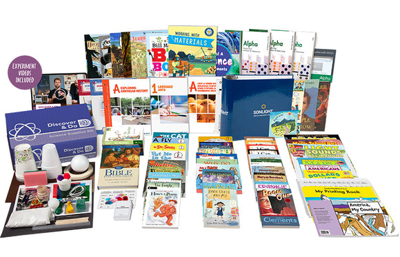 All-Subjects Package A - 1st Grade Homeschool Curriculum