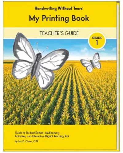 My Printing Book Teacher's Guide by Handwriting Without Tears