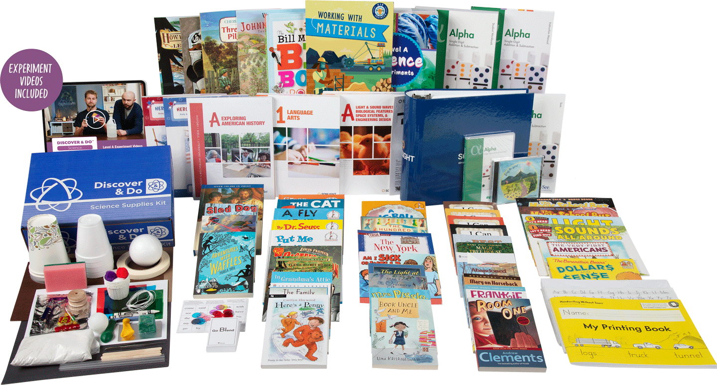 All-Subjects Package A - 1st Grade Homeschool Curriculum