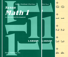 Saxon Math 1 Workbooks & Fact Cards