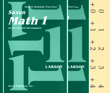 Saxon Math 1 Workbooks & Fact Cards