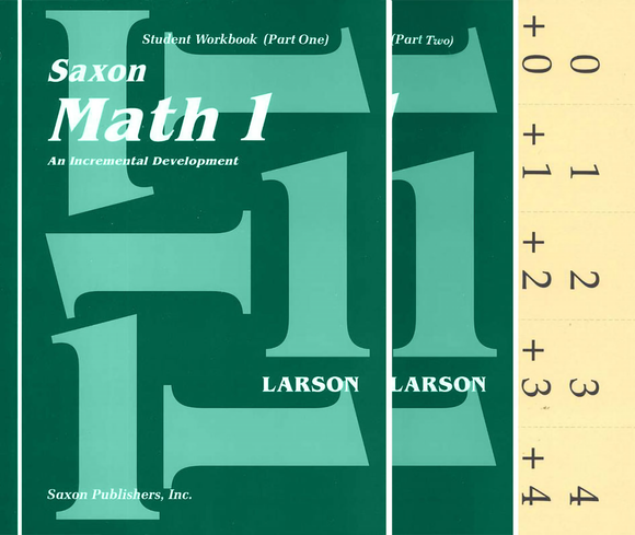 Saxon Math 1 Workbooks & Fact Cards