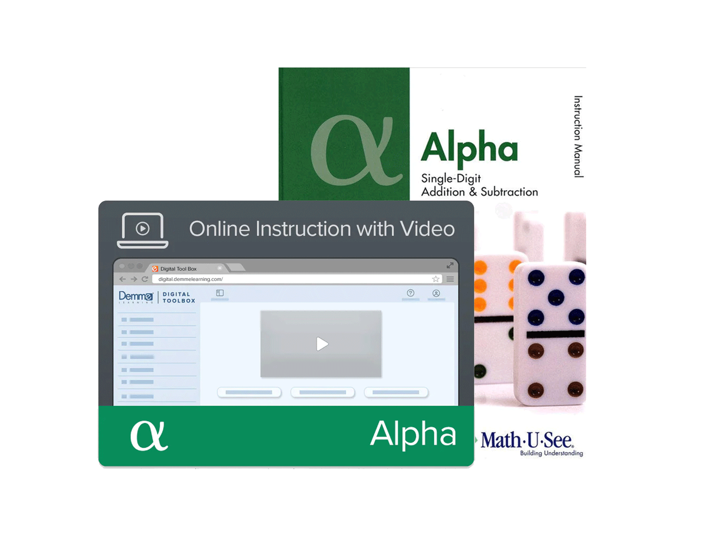 Math-U-See Alpha Instruction Manual + Online Instruction with Video