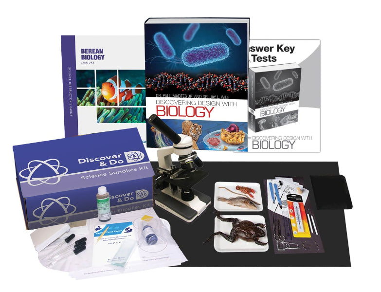 Berean BiologyScience 255The 200-level Discovering Design with Biology is a laboratory-based high school biology course.Age Range: 14-17Grade Range: 9-11