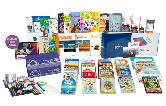 All-Subjects Package B - 2nd Grade Homeschool Curriculum