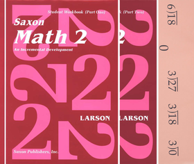 Saxon Math 2 Workbooks & Fact Cards (1st edition)
