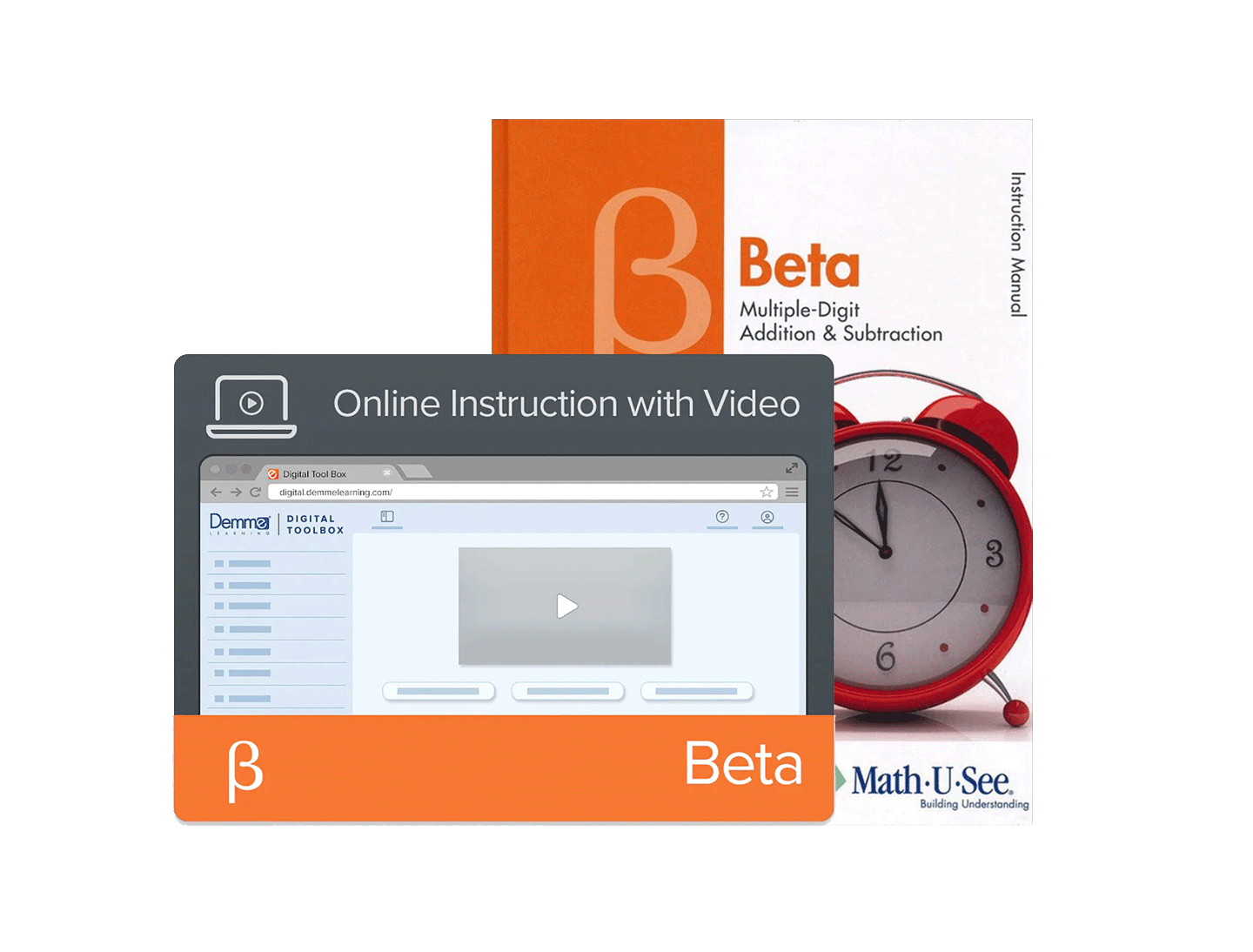 Math-U-See Beta Instruction Manual + Online Instruction with Video