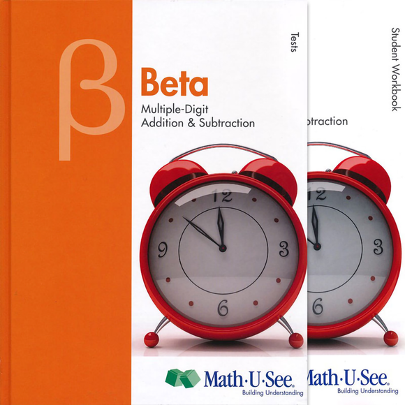 Math-U-See Beta Student Workbook/Tests