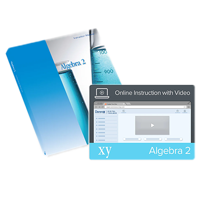 Math-U-See Algebra 2 Instruction Manual + Online Instruction with Video