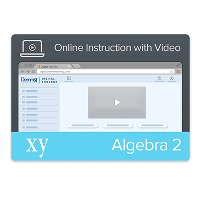 MUS300 - Algebra 2 Online Instruction w/Video - Digital Code