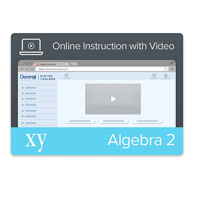 MUS300 - Algebra 2 Online Instruction w/Video - Digital Code