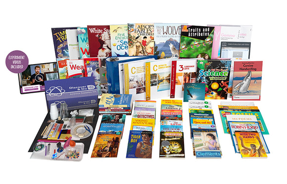 All-Subjects Package C - 3rd Grade Homeschool Curriculum