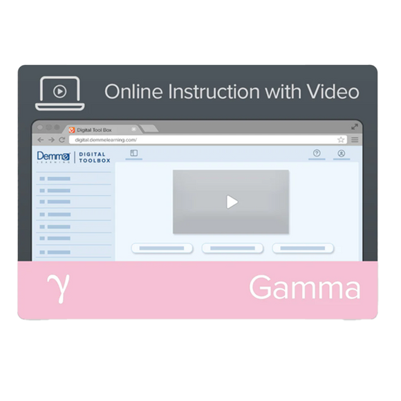 MUS3 Gamma Online Instruction w/Video - Digital Code