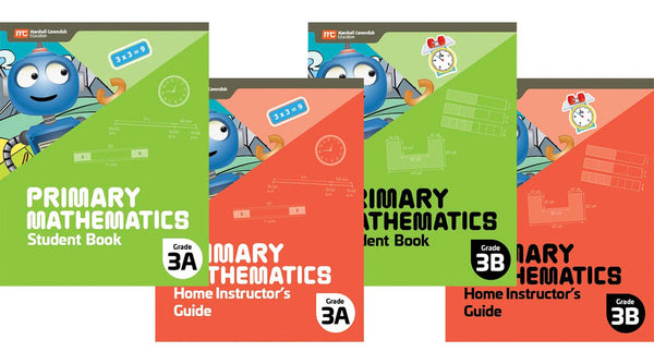 公式 Singapore Math 2B 3A 各々3冊セット Singapore Math 3 Books Set For Grade 3 Singapore Math Intensive