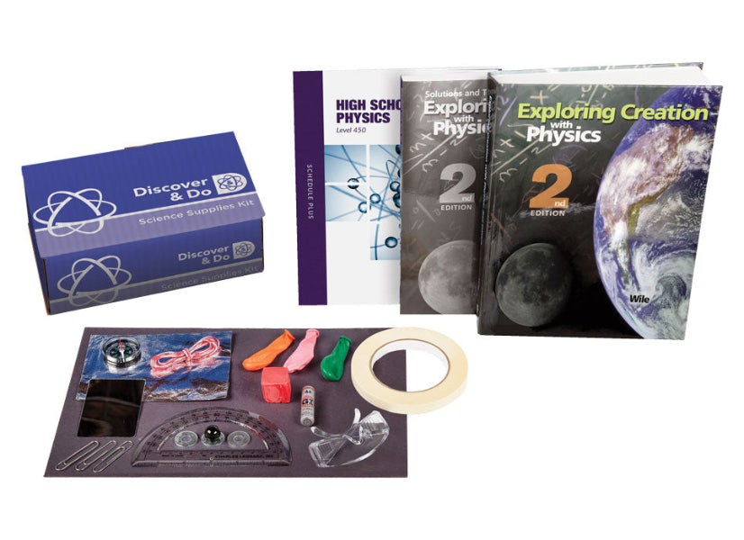 Science 450Apologia PhysicsA rigorous, college-prep course for high school physics. Designed for students comfortable with algebra and basic trigonometry. Includes hands-on experiments, supply kit, and a unique Sonlight schedule.Age Range: 17-18Grade Range: 11-12