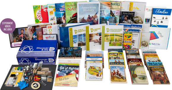 All-Subjects Package D - 4th Grade Homeschool Curriculum