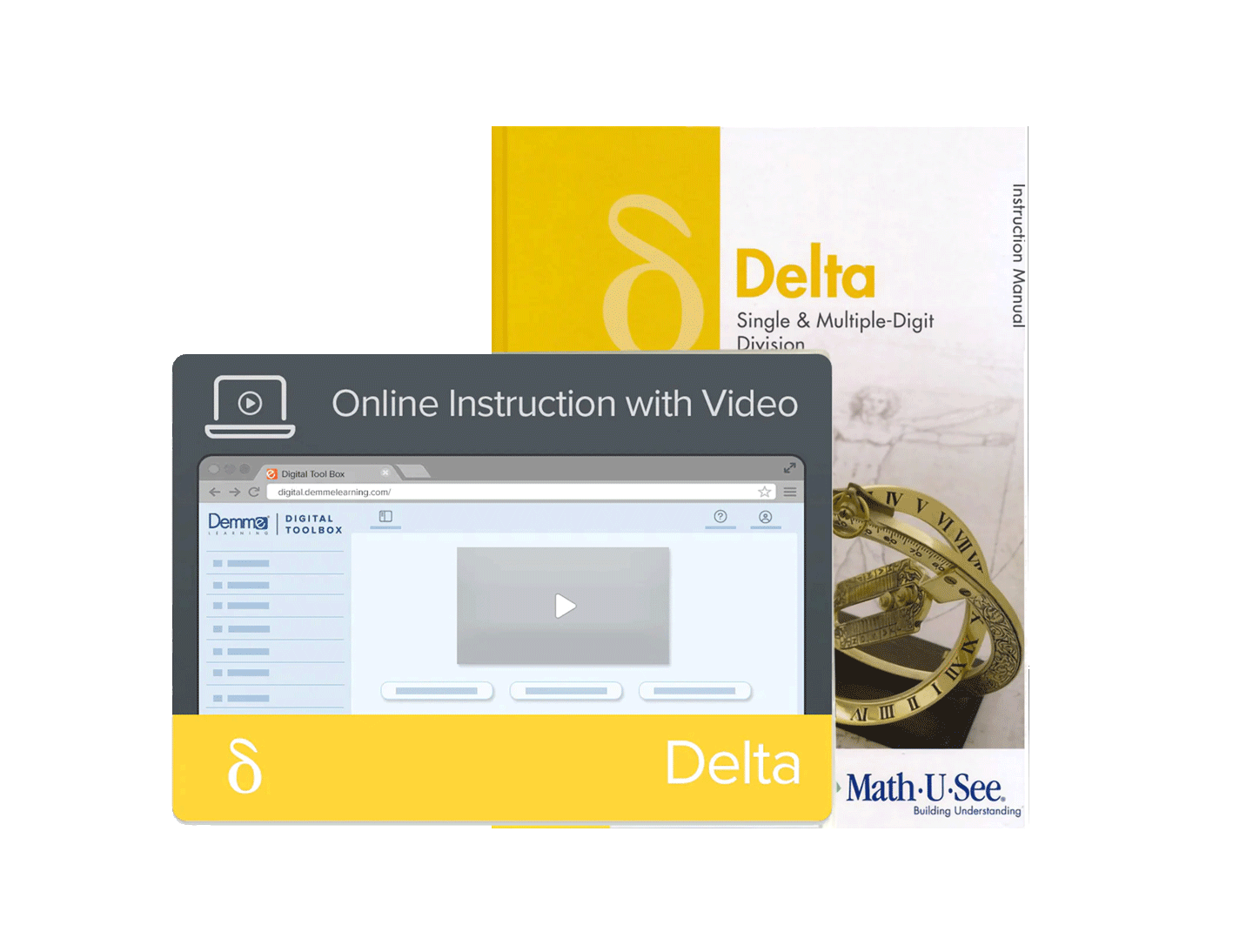 Math-U-See Delta Instruction Manual + Online Instruction with Video