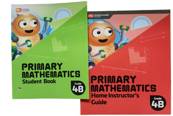Singapore Primary Math 2022 Edition 4B Set