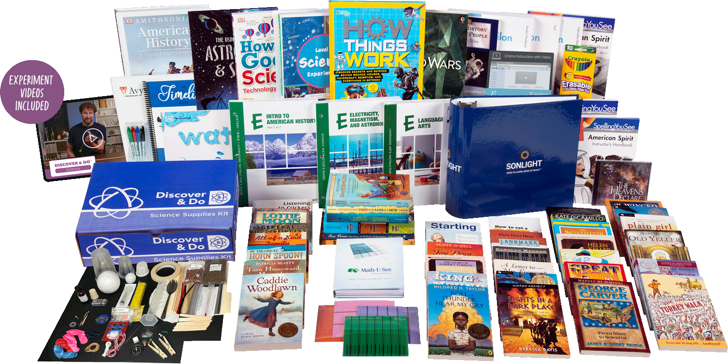 All-Subjects Package E - 5th Grade Homeschool Curriculum
