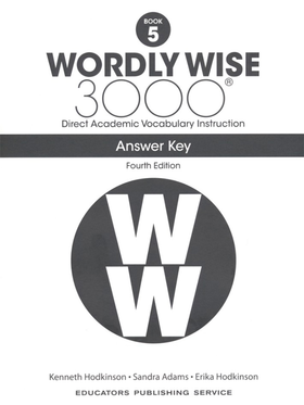 Wordly Wise 3000 Book 5 - Answer Key only