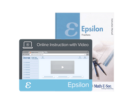 Math-U-See Epsilon Instruction Manual + Online Instruction with Video