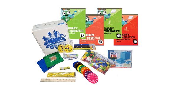 Singapore Primary Math 2022 Edition 5 with Math Manipulatives