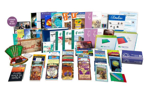 All-Subjects Package F - 6th Grade Homeschool Curriculum