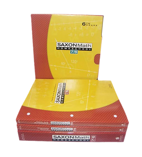 Saxon Math 7/6 Homeschool Kit (4th edition)