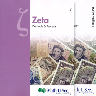 Math-U-See Zeta Student Workbook/Tests