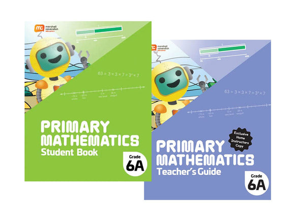 Singapore Primary Math 2022 Edition 6A Set